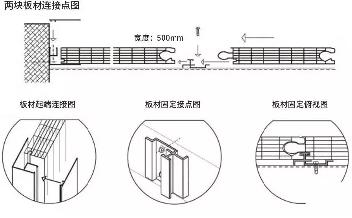 pc插接陽(yáng)光板安裝工藝